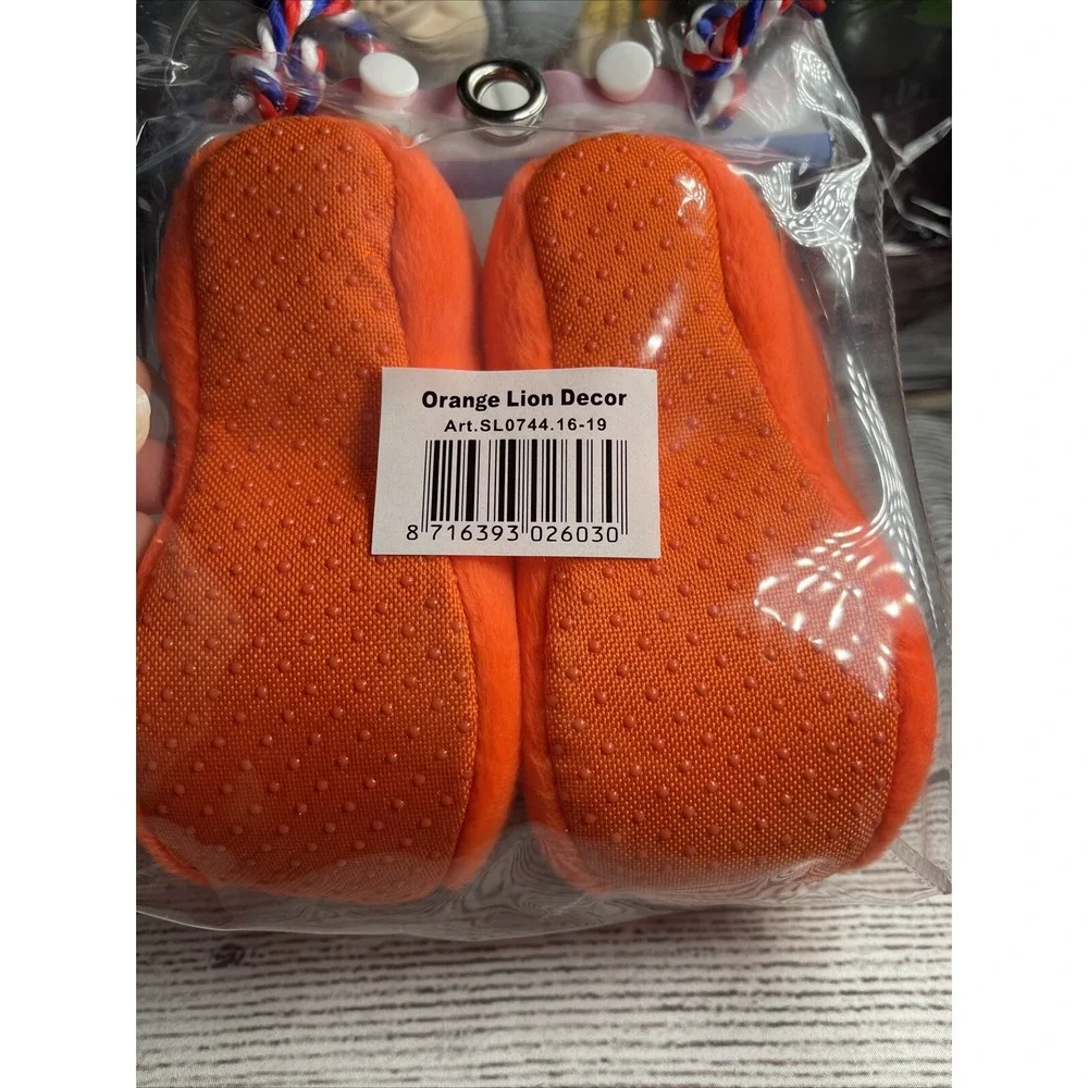 Plush‎ wooden shoe slippers from Holland Netherlands NEW fits Kids 4-5